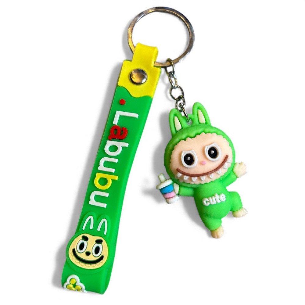 Labubu Green Monster Keychain key Chain Toy